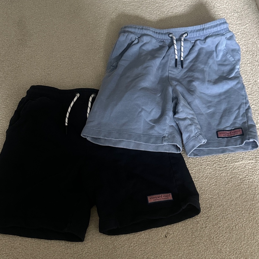 Vineyard Vines Blue and Black Kids Shorts Set